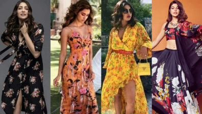 Ravishing Beauties: Anushka Sharma, Disha Patani, Priyanka Chopra and Jacqueline Fernandez love to get playful with floral prints, see hot pics