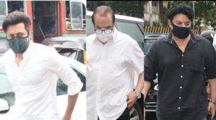 #RIPArunaBhatia: Riteish Deshmukh, Ramesh Taurani and Sajid Khan arrive for Akshay Kumar’s mother’s last rites