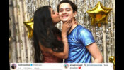 Roshni Walia says ‘I love you to Jannat Zubair Rahmani’s brother in public with an adorable kiss on his cheeks, check out his reaction