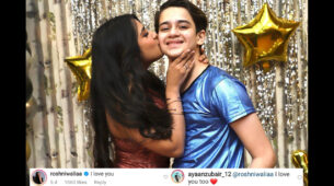 Roshni Walia says ‘I love you to Jannat Zubair Rahmani’s brother in public with an adorable kiss on his cheeks, check out his reaction