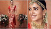 Samantha Akkineni Looks Gorgeous In This Regal Red Saree, Brides-To-Be Take Notes!