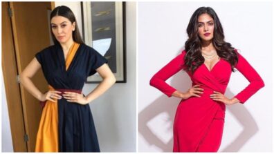 Attend A Party In Wrap Dresses: Cues From Malavika Mohanan And Hansika Motwani