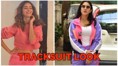 Sara Ali Khan & Ananya Panday Approved Ways To Slay The Gym Tracksuit Look In Full Glam, Take Inspiration