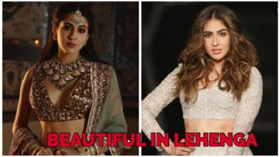 Sara Ali Khan Has Left Us Mesmerized In Her Poses In Beautiful Lehengas, Fans Left Awestruck