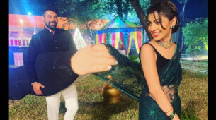 Saree Ke Fall Sa Kabhi Match Kiya Re: Shabbir Ahluwalia gets playful with Sriti Jha’s sensuous saree, fans love the romantic moment