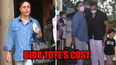 Say What! Kareena Kapoor Khan’s Dior Tote’s Cost Will Give You Existential Crisis; Can Fund A Trip To An Exotic Location