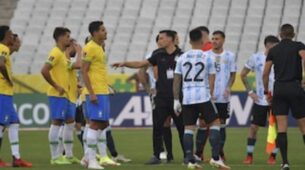 Shocking: Argentina Vs Brazil football match abandoned after officials storm pitch in Covid-19 row