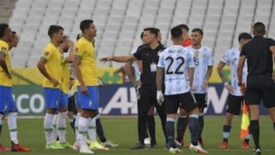 Shocking: Argentina Vs Brazil football match abandoned after officials storm pitch in Covid-19 row