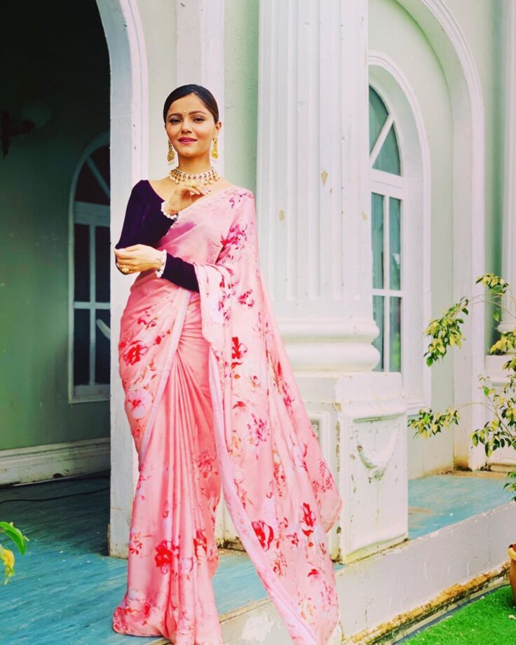 Solid or Floral: Which avatar of Boss Lady Rubina Dilaik is raising the mercury levels? Vote the best choice - 2