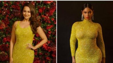 Sonakshi Sinha VS Beyonce: Who Wore The Yellow Glittery Dress Better? Fan Battle