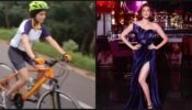 South Divas Latest Social Update: Samantha Akkineni wants to chill and enjoy cycling in the rain, Kajal Aggarwal raises the heat in her stunning purple off-shoulder shimmery slit outfit