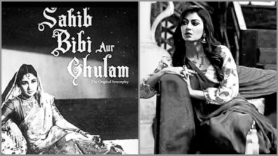 Sriti Jha recreates iconic 1962 poster of Sahib Bibi Aur Ghulam film, fans in awe of her beauty