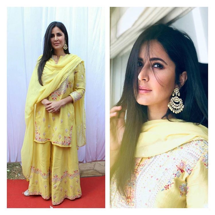 Style Up In Grand Sharara Suits To Ace The Perfect Bridesmaid Style! Take Cues From Katrina Kaif & Sonakshi Sinha - 1