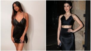 Suhana Khan’s classic dress VS Shanaya Kapoor’s crop top: Which black outfit would you pick for your next dinner date with beau??