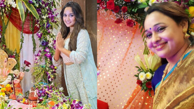 Take a sneak peek into special Ganpati festival celebrations of Ashi Singh and TMKOC actress Sonalika Joshi, see viral pics