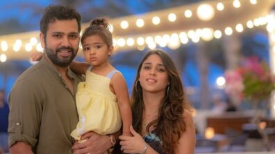 Throwback mesmerizing pictures of Rohit Sharma with his wife and baby