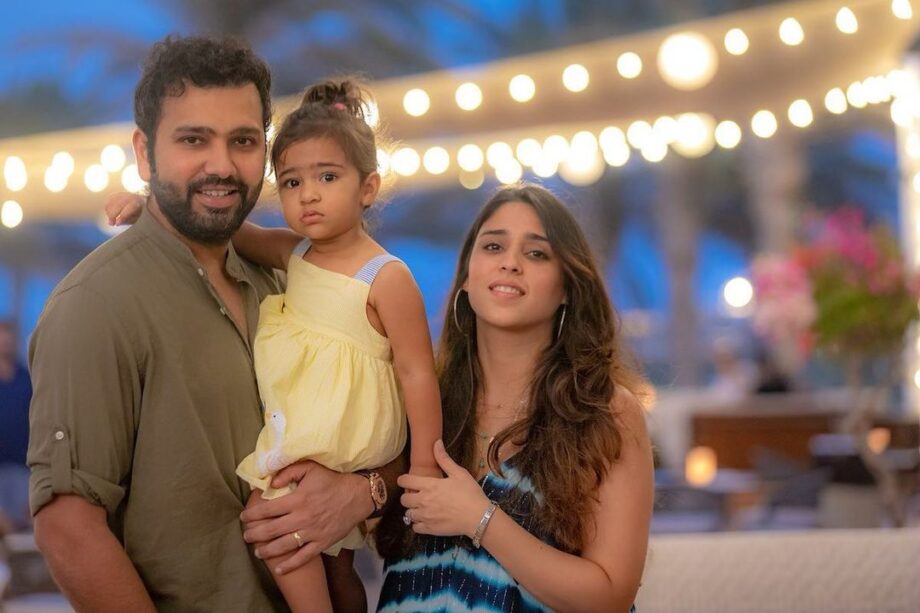 Throwback Mesmerizing Pictures Of Rohit Sharma With His Wife And Baby Throwback Mesmerizing Pictures Of Rohit Sharma With His Wife And Baby