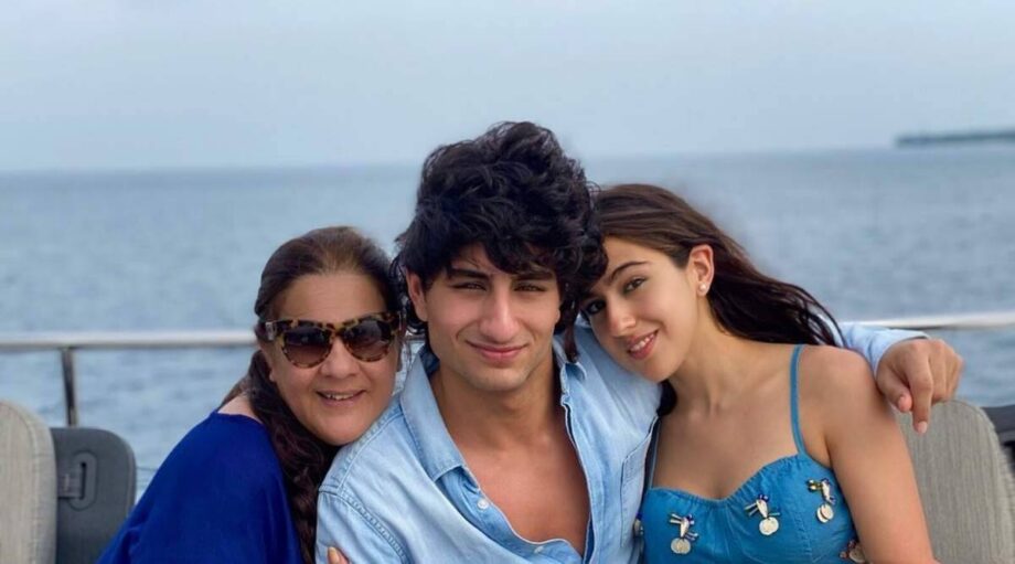 Time flies: Take a look at before & after pictures of Sara Ali Khan & Ibrahim Ali Khan with Amrita Singh, see here - 1