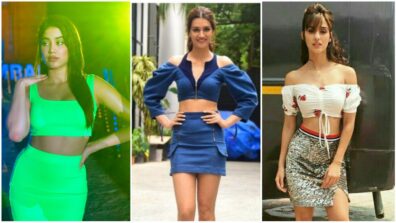 Too Hot To Handle: ‘Hot babes’ Janhvi Kapoor, Kriti Sanon and Disha Patani raise the sensuality in two-piece bodycon avatars, fans feel the heat