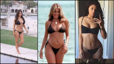 Too Hot To Handle: Kim Kardashian, Kylie Jenner and Sofia Vergara are here to make you feel the heat with their black bikini avatars, check ASAP