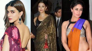 Too Hot To Handle: Kriti Sanon, Aishwarya Rai and Kareena Kapoor flaunt their hot backs in sensuous backless sarees, fans feel the heat