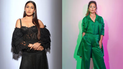 Too Hot to Handle: Surbhi Chandna and Hina Khan dazzle in embellished high-chic monotone outfits, fans can’t stop drooling over their hot photoshoot