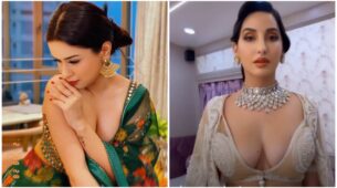 Uff Haye Garmi: Avneet Kaur does a Nora Fatehi, shares super hot desi outfit photo in deep-neck traditional wear to stab hearts