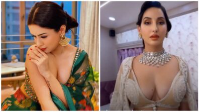 Uff Haye Garmi: Avneet Kaur does a Nora Fatehi, shares super hot desi outfit photo in deep-neck traditional wear to stab hearts