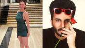 Uff Haye Garmi: Shraddha Arya sets the oomph quotient on fire with her sensuous midi dress, Dheeraj Dhoopar is ready with a romantic red rose