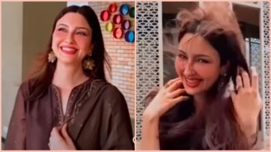 Unbelievable Beauty: Bhabhi Ji Ghar Par Hain beauty Saumya Tandon enjoys windy afternoon to enhance her romantic vibe, Rohitashv Gour loves it