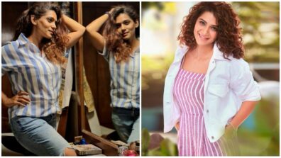 Urmila Kothare teaches netizens how to bling right in stripes