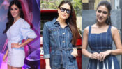 Want to woo your crush and make him fall in love with you? Make a roaring impact in super hot belted short denim dresses the Katrina Kaif, Kareena Kapoor and Sara Ali Khan style