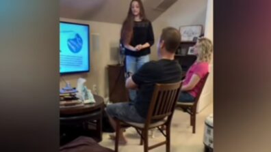 Watch: A Woman Breaks The News To Her Parents About Working As A Stripper Via Powerpoint Presentation