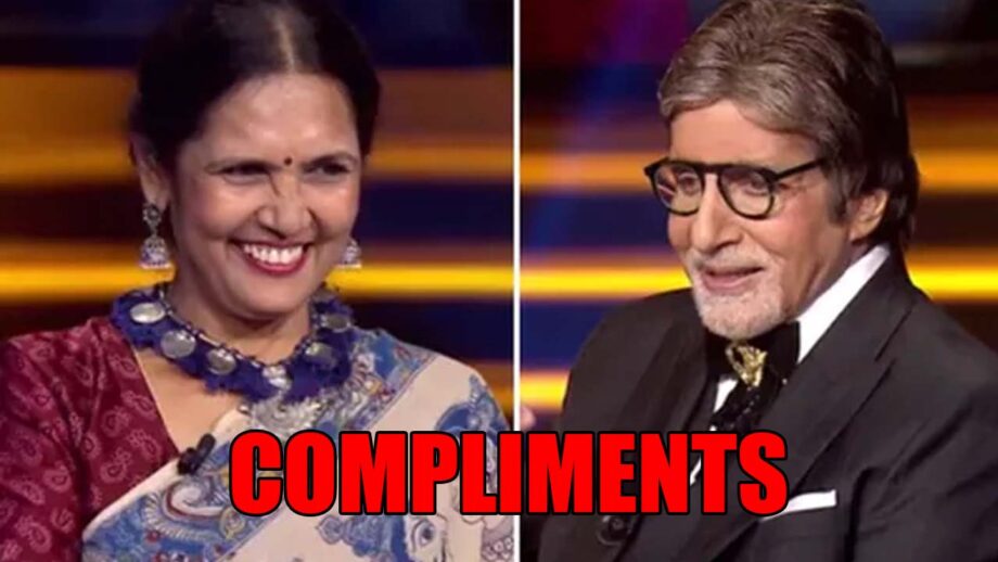 Watch: Kaun Banega Crorepati 13 Host Amitabh Bachchan Compliments A Contestant’s Saree; The Latter’s Reaction Is Hilarious 474404