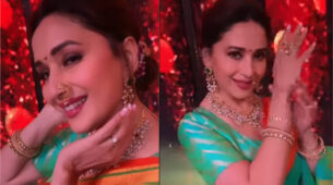 Watch Now: Madhuri Dixit raises the temperature in style with her hot dance in saree, fans feel ‘dhak dhak’ in their hearts