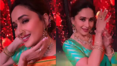 Watch Now: Madhuri Dixit raises the temperature in style with her hot dance in saree, fans feel ‘dhak dhak’ in their hearts