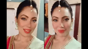 Watch Now: Munmun Dutta wows audience with her performance on viral song ‘Manike Mage Hithe’, fall in love with her traditional avatar
