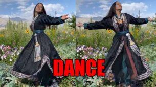 Watch Video: Sara Ali Khan dances on song ‘yeh kahaan aa gaye hum’ in Ladakh