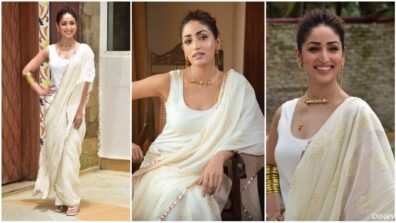 Time Yami Gautam Raised Temperature Soaring In White Fusion Saree: See Pics