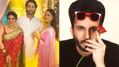 What A Hot Stud: Shaheer Sheikh poses between hot ladies Shraddha Arya and Ankita Lokhande, Dheeraj Dhoopar says ‘blah blah blah shut up…’