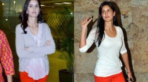 What A Look! Katrina Kaif’s Orange Pastel Pant With White Top & Shrug Is All You Need On Your Friends Gathering, Take Cues