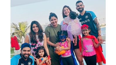 Anushka Sharma shares photo of Virat Kohli, Rohit Sharma and ‘girl squad’ celebrating Halloween together with kids, shatter rumours of ‘cold war’