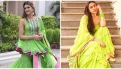 Greens For Days With Hues To Fall In Love With: Sara Ali Khan Vs Kriti Sanon: Which Diva’s Green Sharara Suit Is Your Favorite?