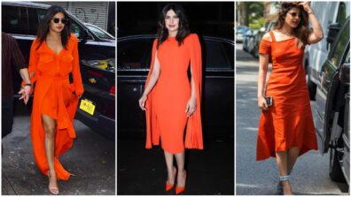 Bright And Beautiful In Orange Dresses: Which Orange Look Of Priyanka Chopra Would You Steal For A Date Night?