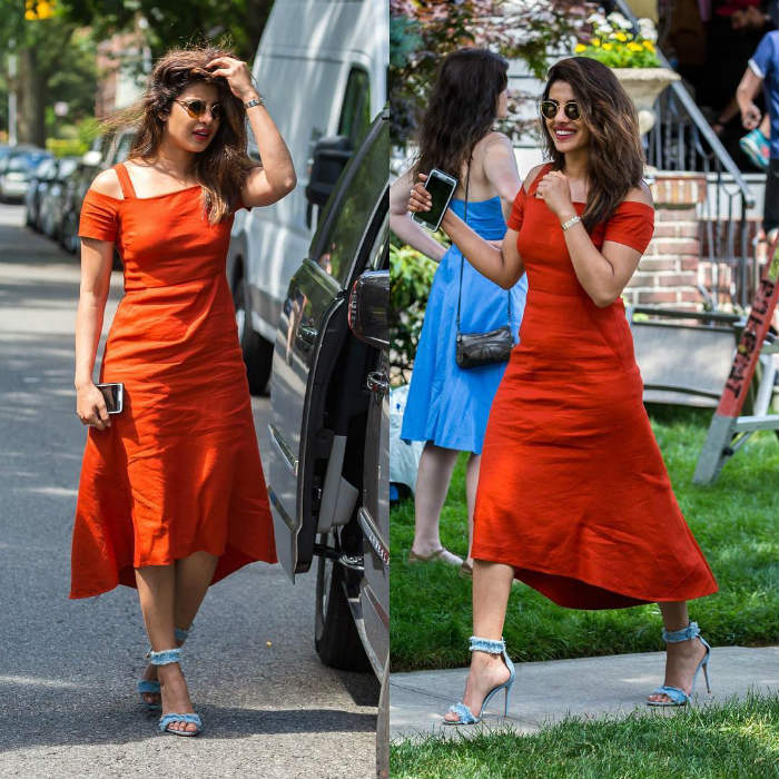 Bright And Beautiful In Orange Dresses: Which Orange Look Of Priyanka Chopra Would You Steal For A Date Night? - 4