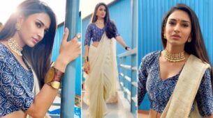 Plain & Classy! Erica Fernandes’s Looks From Plain Saree Looks Are Uber Cool, Take Cues