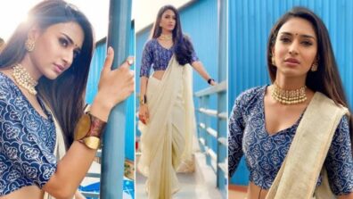 Plain & Classy! Erica Fernandes’s Looks From Plain Saree Looks Are Uber Cool, Take Cues