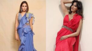 Mira Rajput OR Chitrangada Singh: Which Bollywood Celeb Is Your Inspiration To Style A Ruffle Saree For The Next Cocktail Event?