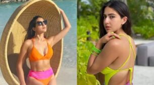 Strike A Pose! Sara Ali Khan Aces The Color Pop Bikinis And Here’s A Proof