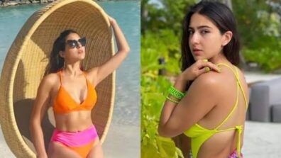 Strike A Pose! Sara Ali Khan Aces The Color Pop Bikinis And Here’s A Proof